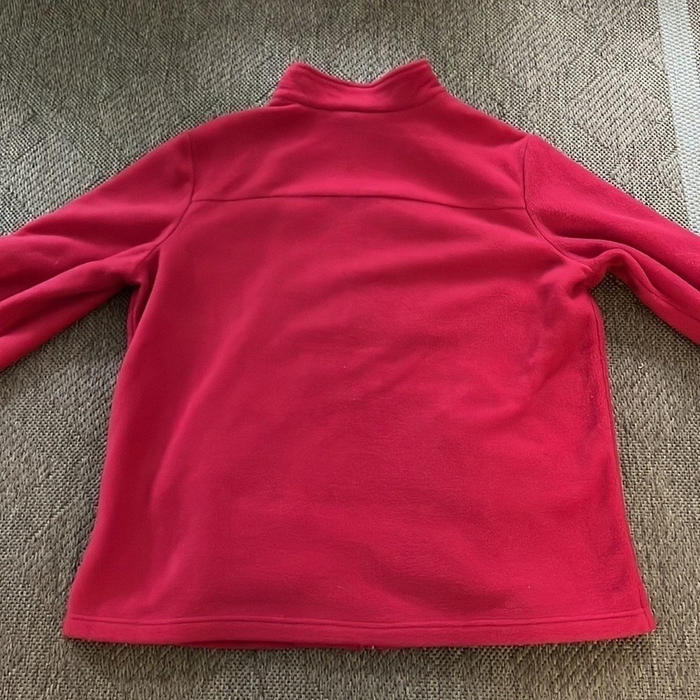 Quacker Factory Sequined Fleece Jacket with Rhinestone Zipper Sz L - Picture 9 of 9